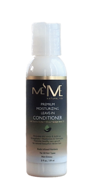 Me'me Natural You's Premium Hydrating Moisturizing Leave-In Travel Size Conditioner  2.0 oz