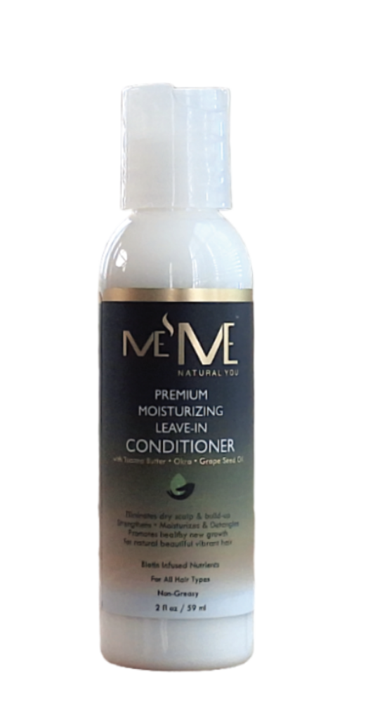 Me'me Natural You's Premium Hydrating Moisturizing Leave-In Travel Size Conditioner  2.0 oz